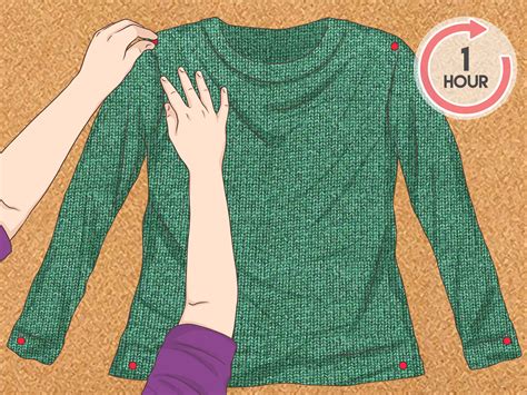 how to stretch a sweater to make it bigger